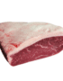 Angus rump steak white background