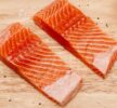 Salmon Fillet close